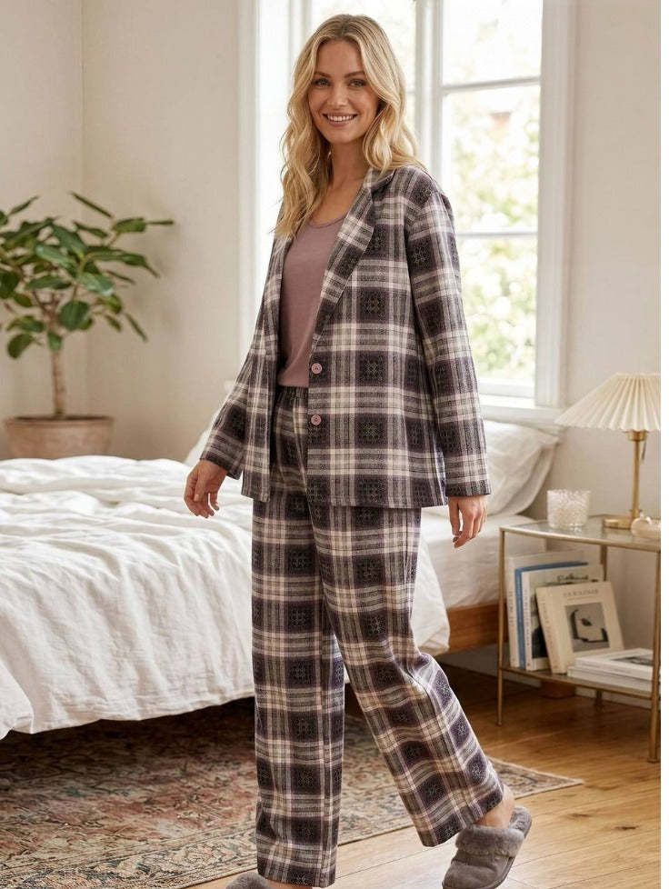 Clara Plaid Set