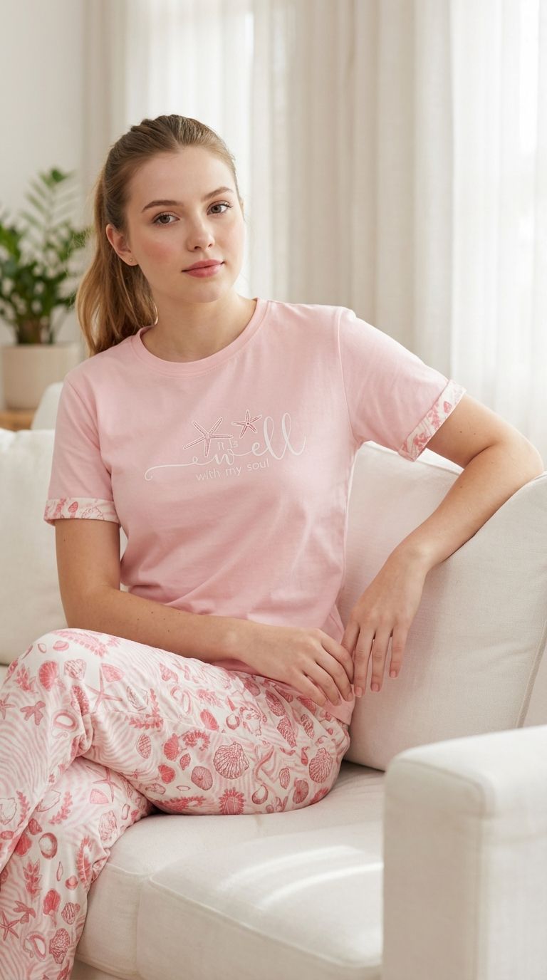 Elegant “It Is Well With My Soul” printed top