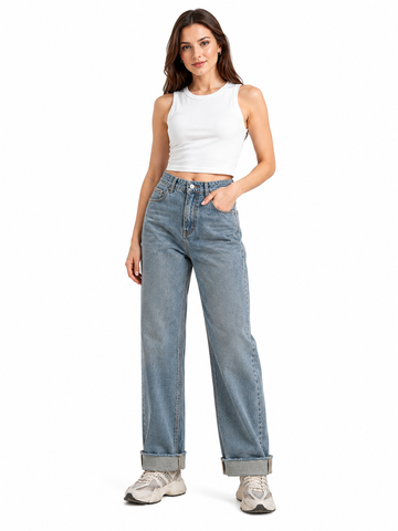 Straight Wide Leg