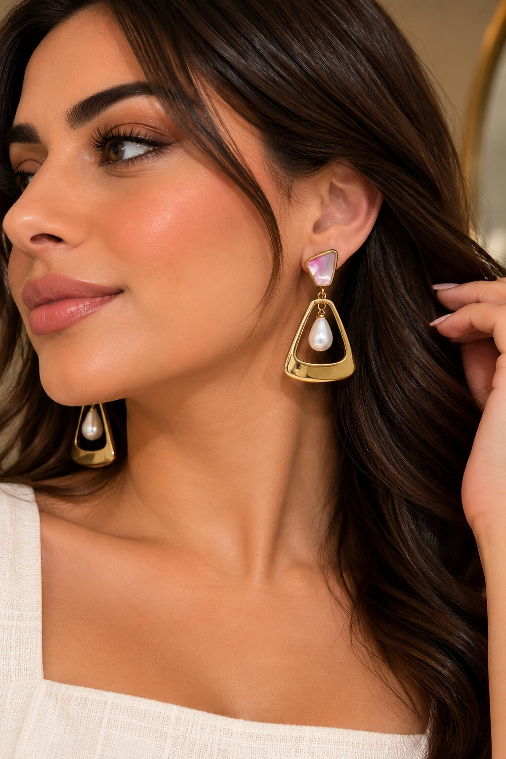 Pearl Drop Earrings